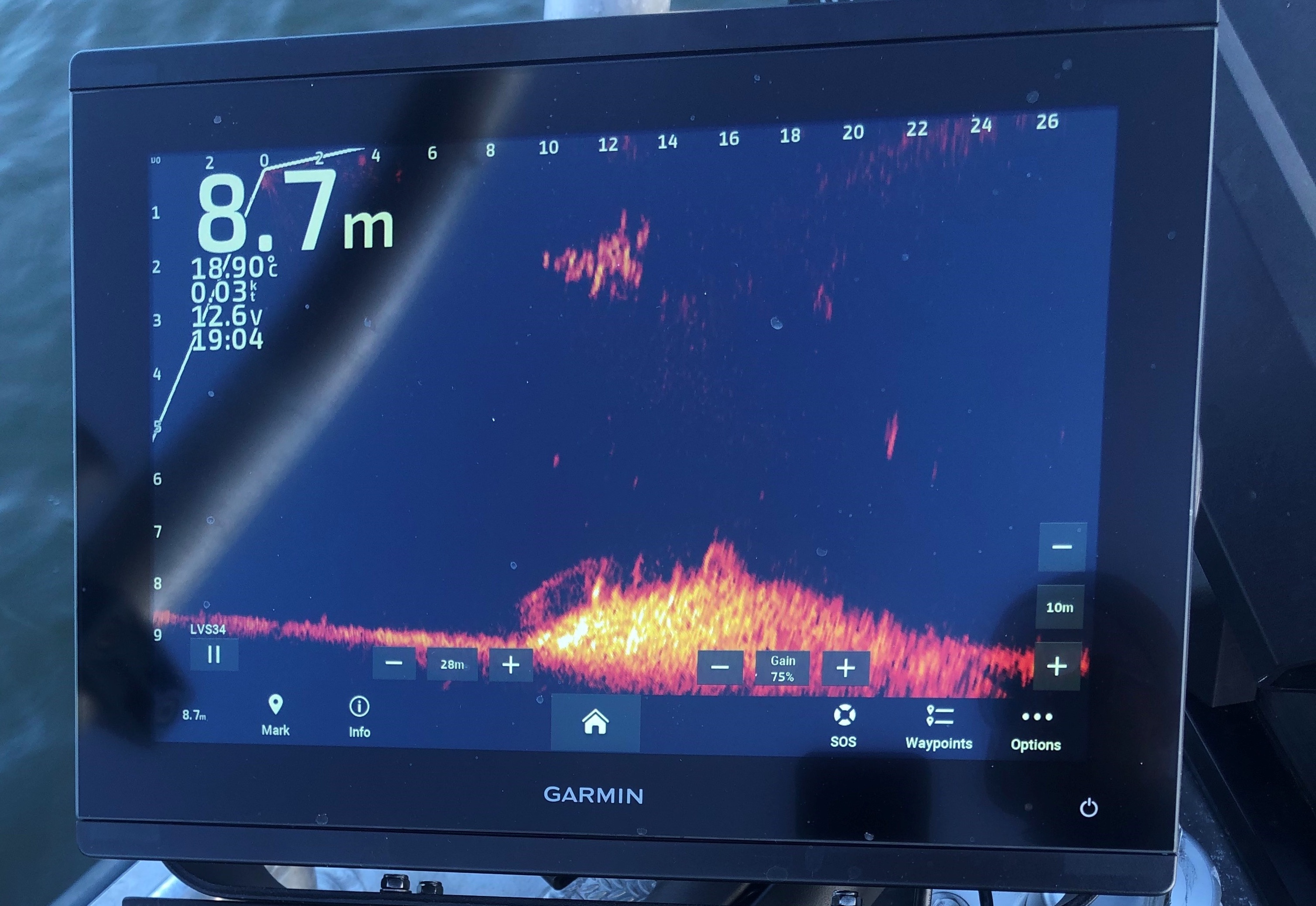 Garmin livescope med Lowrance sidescan